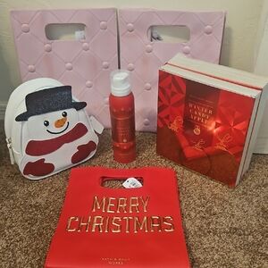 Bath & Body Works Red and White Holiday Set